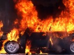 На Фонтане огонь уничтожил два автомобиля На Фонтане огонь уничтожил два автомобиля
