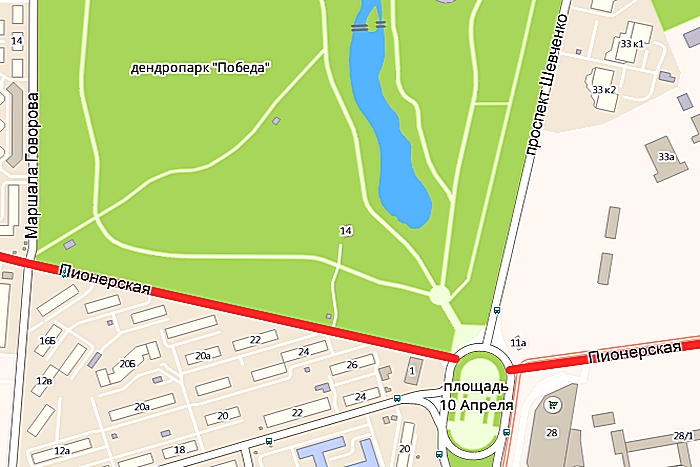 пионерская карта