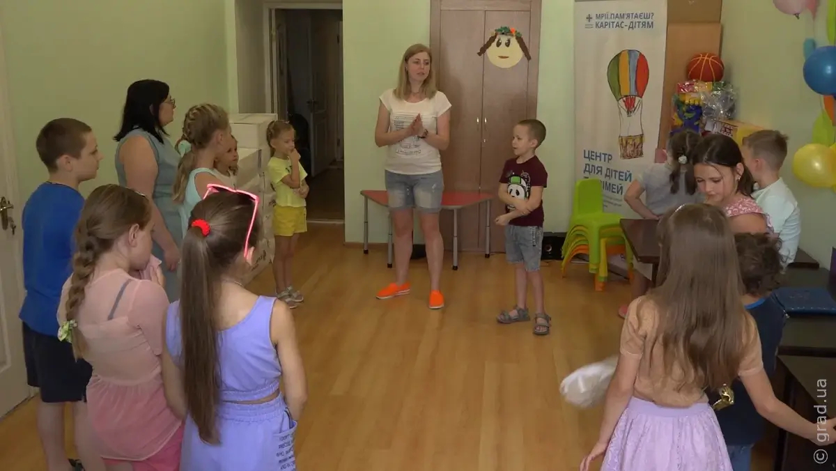 Дитячий центр для переселенців відкрито в Одесі