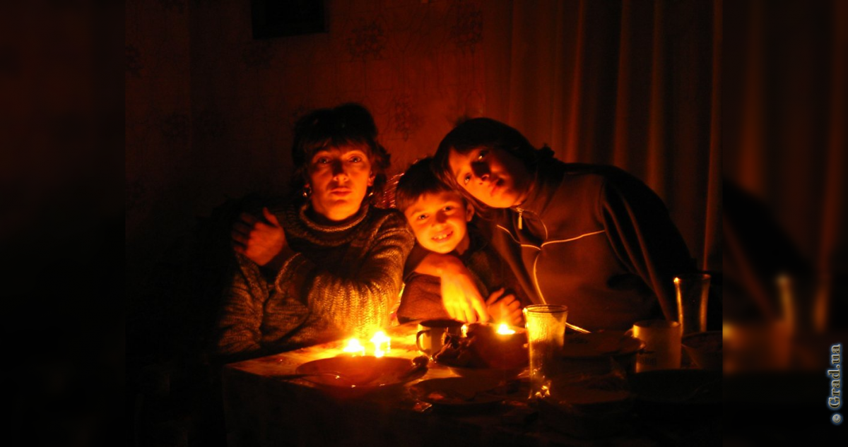 В Одессе нет света