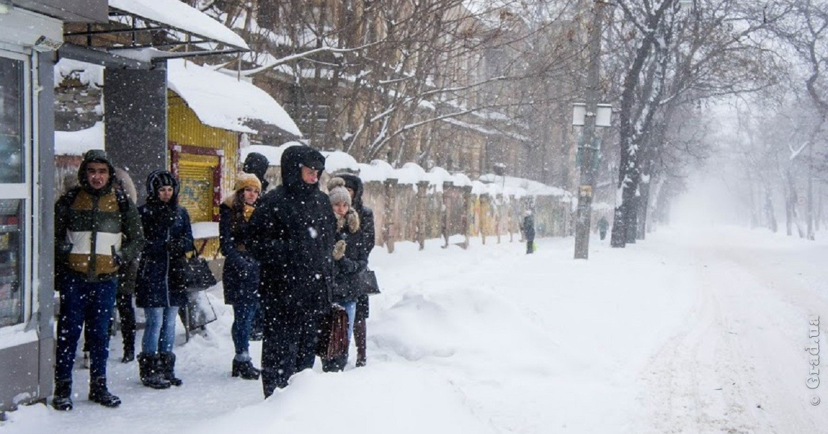 Рвачи и непогода в Одессе