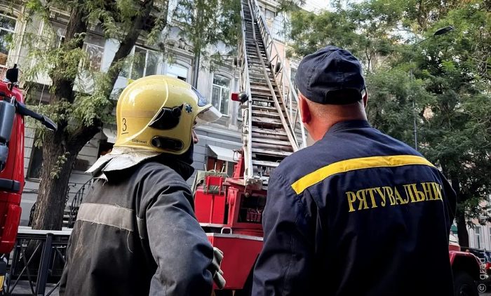 У центрі Одеси сталася пожежа у будинку-пам'ятці архітектури