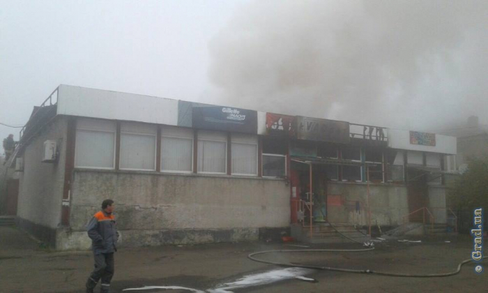 В Подольске сгорел целый магазин