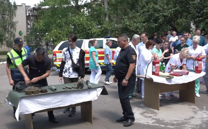 Одесские спасатели провели практическое занятия для медиков