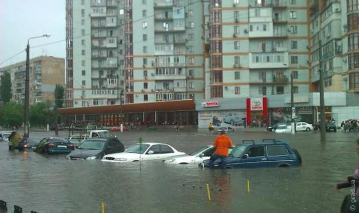 последствия стихии в Одессе