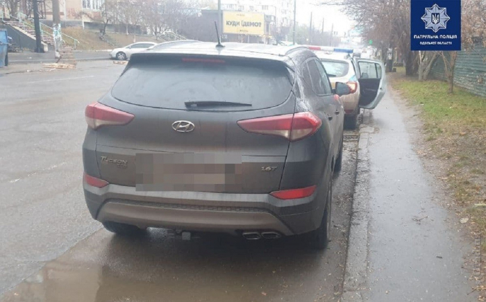 В Одессе задержали водителя, который скрылся с места ДТП