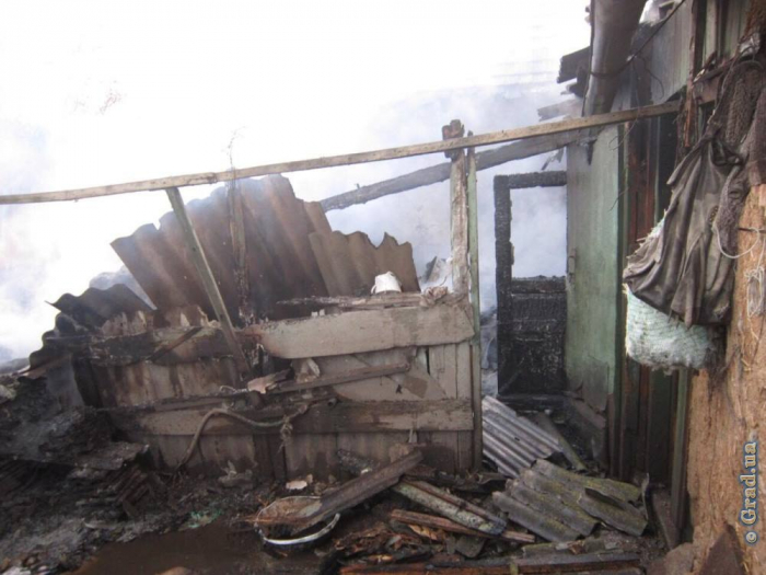 В Одесской области сгорел дом