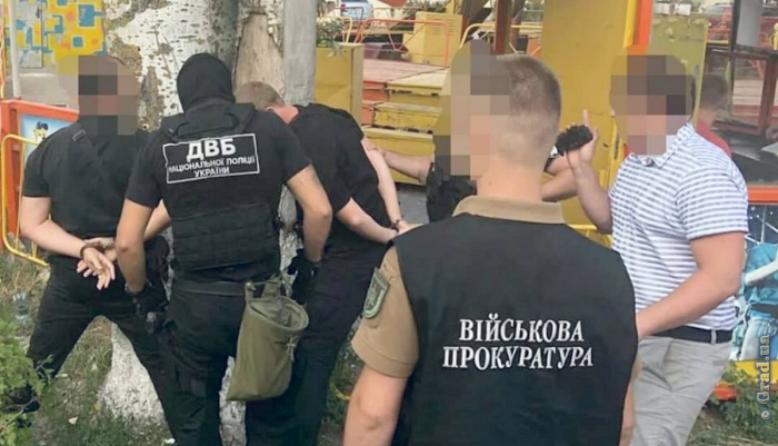 Задержание участкового в Одессе