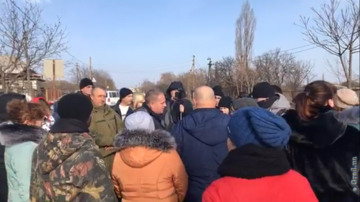 Протестующие перекрыли дорогу в Одесской области