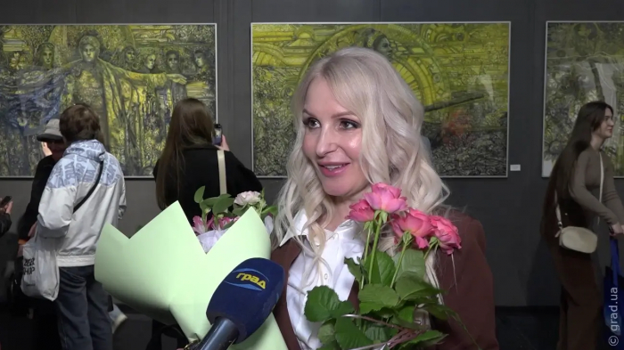 Виставка картин про війну Ірини Сушельницької відкрито в Одесі