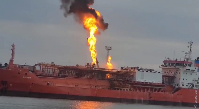 пожар на судне
