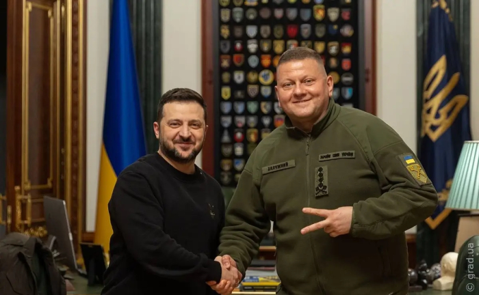 Зеленский встретился с Залужным: говорили об обновленном руководстве Вооруженных Сил Украины
