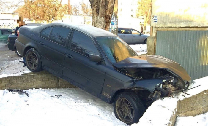 В Одессе Chevrolet Aveo не уступил дорогу BMW