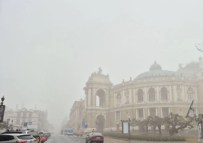туман в Одессе