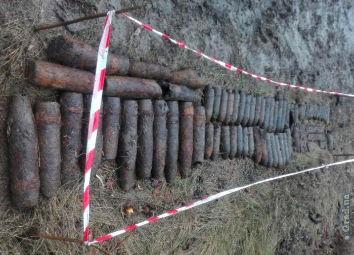 В Одесской области обнаружили арсенал боеприпасов
