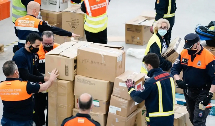 320 тонн гуманитарной помощи прибудет в Одессу из Испании