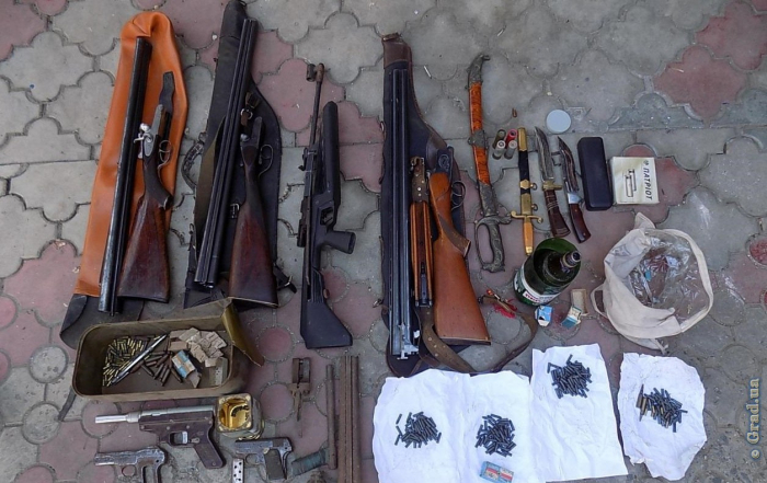 У жителя Одесской области найден арсенал оружия