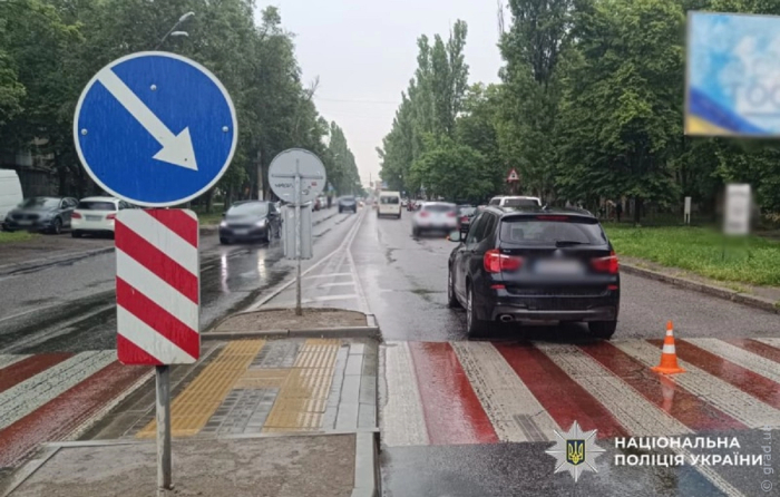ДТП на пешеходном переходе в Одессе