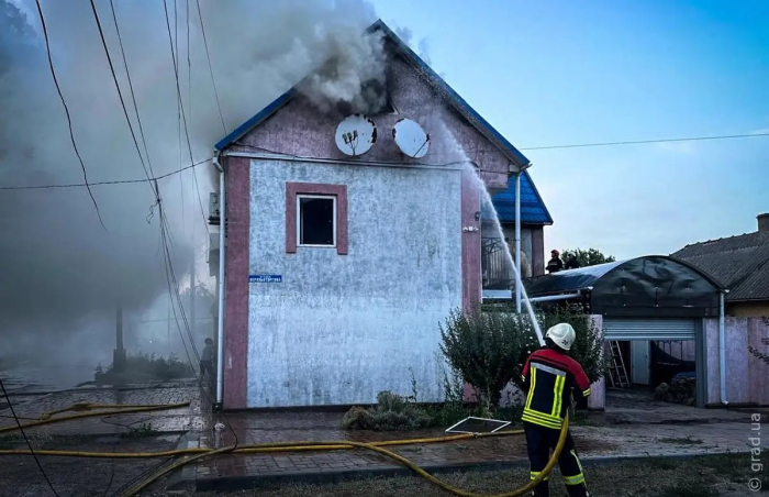 В Измаиле горел жилой дом: хозяин в больнице