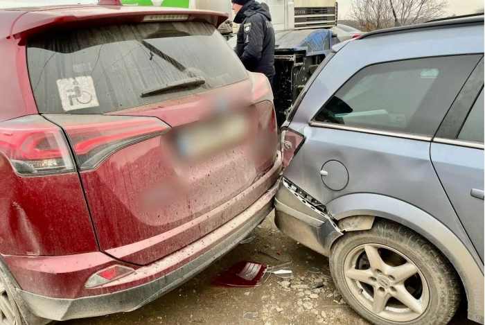 Столкновение на трассе Одесса – Рени: повреждения получили 7 автомобилей