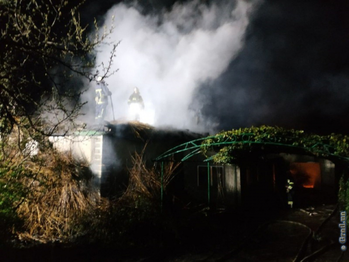 Пожар в жилом доме под Одессой