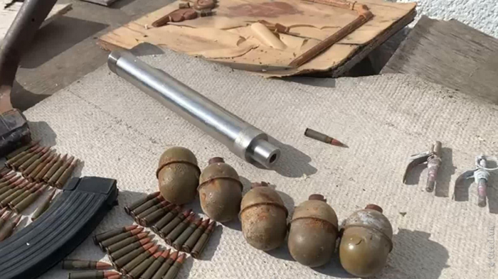 В частном доме под Одессой обнаружен арсенал боевого оружия