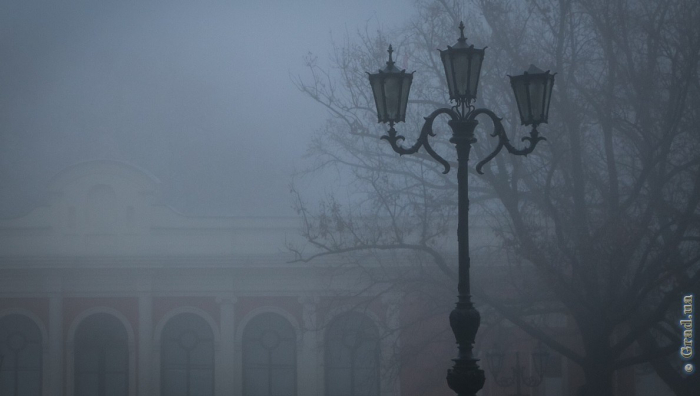 В Одессе туман: штормовое предупреждение