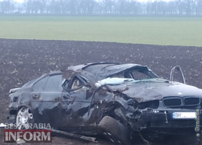 BMW слетела в кювет на трассе Одесса – Рени: водитель погиб