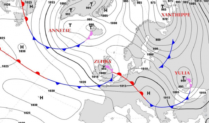 Погоду в Одессе в ближайшие дни будет определять циклон Зехра