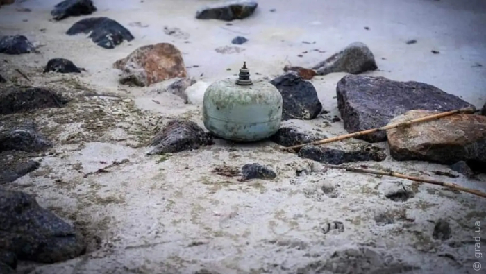 На одном из пляжей Одессы была обнаружена мина