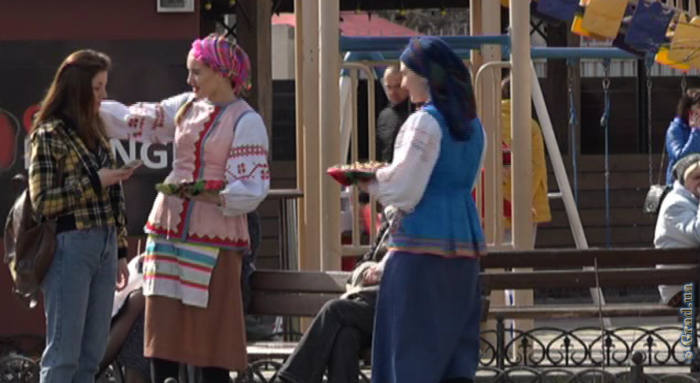 В Киевском районе праздновали Масленицу