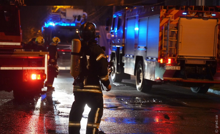 Пожар в одесском общежитии