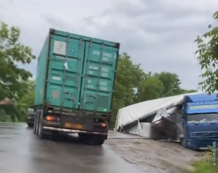 ДТП с фурой произошло на трассе Одесса – Южный