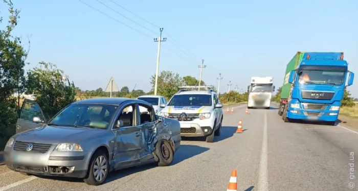 В результате ДТП на трассе Одесса – Рени травмы получили 6 человек