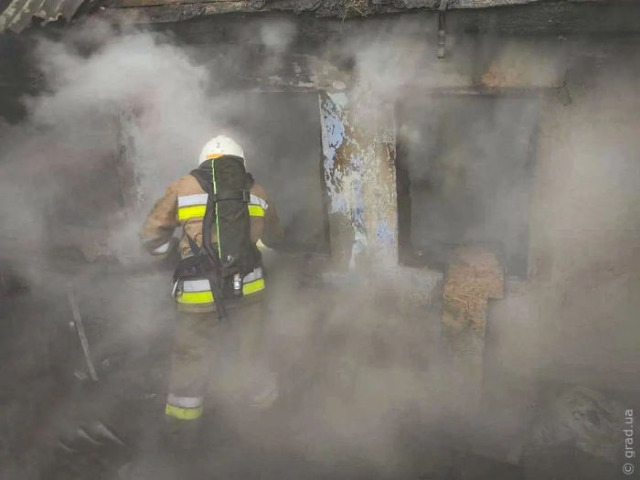 Пожар в Одесском районе: 30-летний мужчина получил ожоги