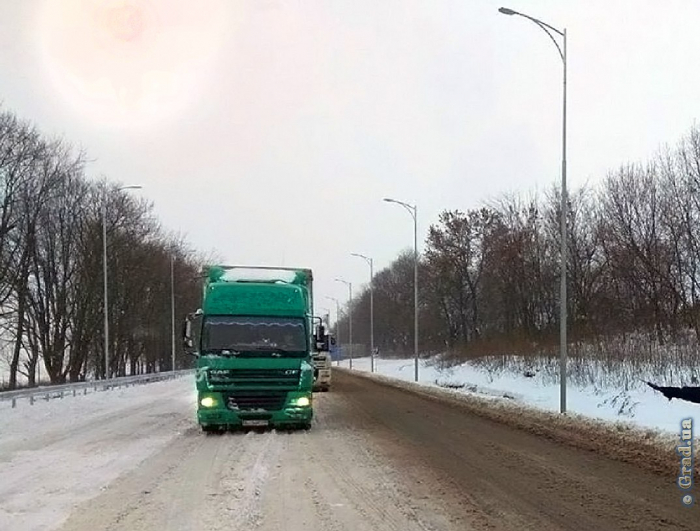 Ограничено движение на трассе Одесса — Киев