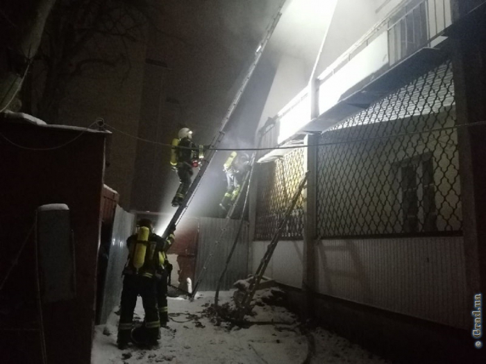 В Одессе горело общежитие одного из ВУЗов