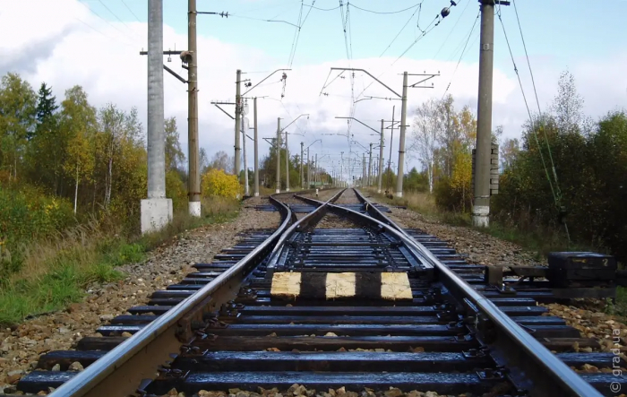 На Одесской железной дороге загорелся ремонтный поезд