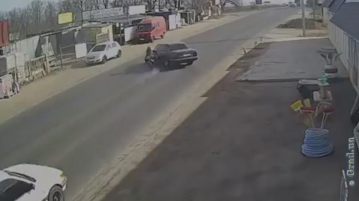 В ДТП под Одессой пострадал мотоциклист