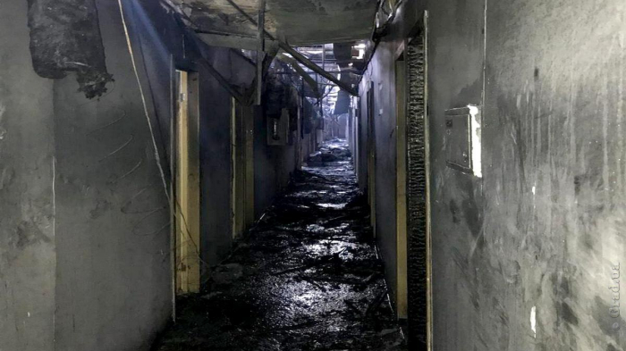 Ночной пожар в одесской гостинице расследует полиция