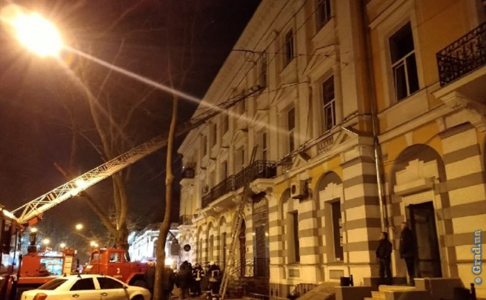 Причиной пожара на Пушкинской мог быть поджог