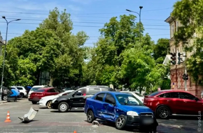 Тройное ДТП произошло в центре Одессы