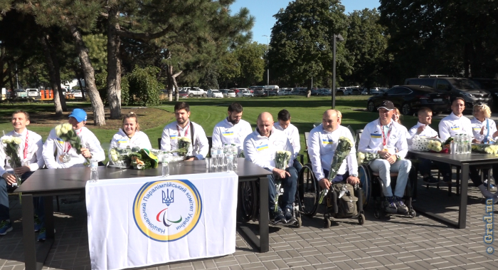 Одесса встретила паралимпийских призёров
