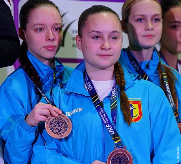 участницы чемпионата Украины по карате