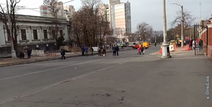 Повреждение газовой трубы произошло в центре Одессы