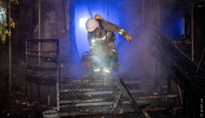 пожар в помещении банка