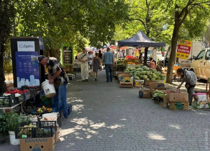 стихийная торговля в Одессе