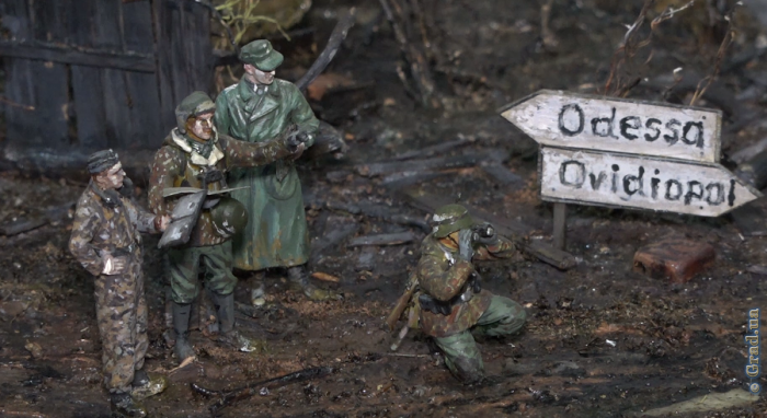 История обороны Одессы в миниатюре