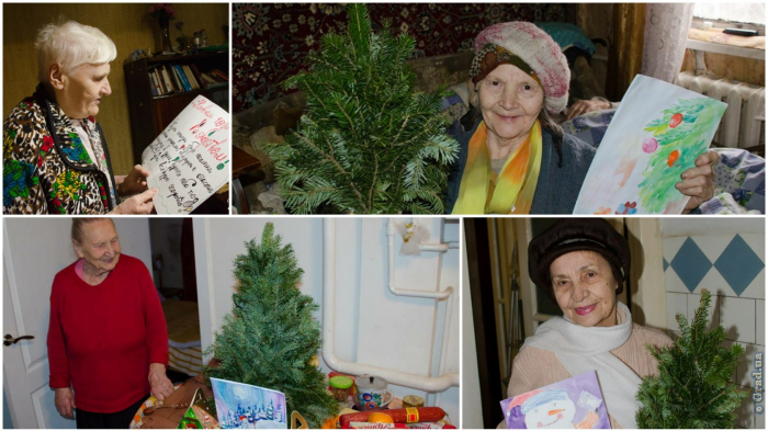 Новогодние подарки от волонтеров Одессы