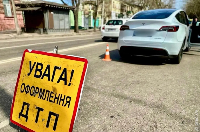 ДТП на пешеходном переходе в Одессе
